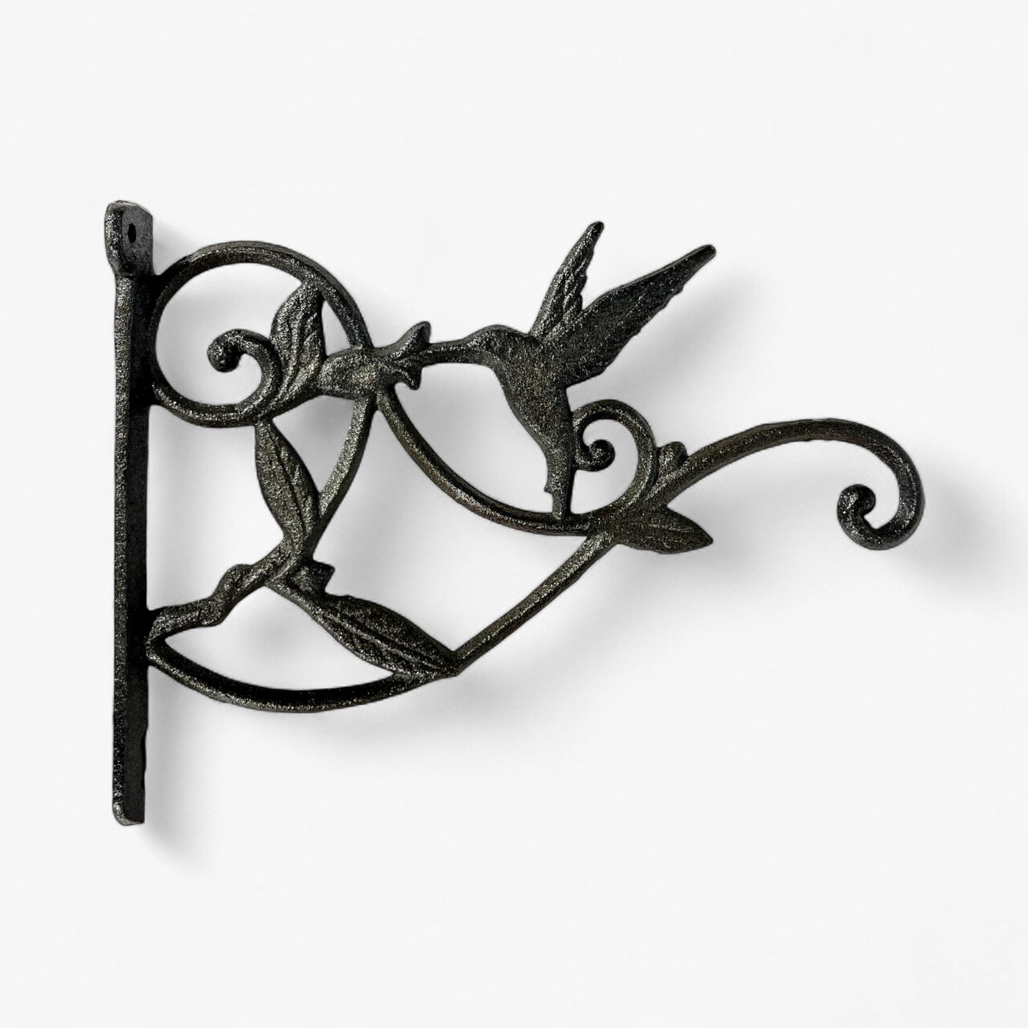 Hummingbird Plant Hanger Cast Iron Wall Bracket