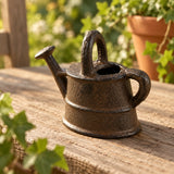 Miniature Watering Can Garden Statue, Cast Iron Shelf or Patio Decor, 3.8" GB78047 shot 4