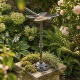 Dragonfly Bird Feeder, Cast Iron Pedestal for Patio or Garden, 16" GB78049 shot 5