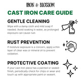 Cast iron care and maintenance guide for cleaning and preserving your decor