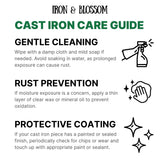 Cast iron care and maintenance guide for cleaning and preserving your decor